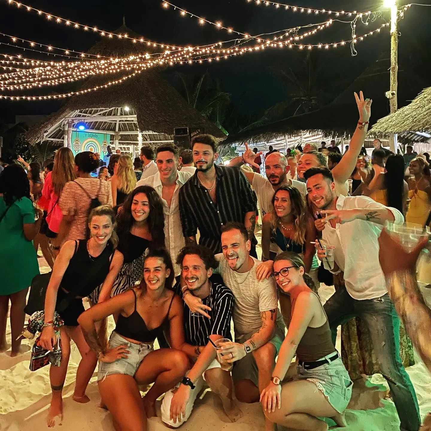 The Saturday beach party at Paparemo