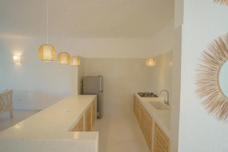 The open kitchen
